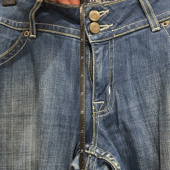 🇬🇧 HUDSON Low Rise Bootcut Flare Jeans Vintage - Picture 3 of 11